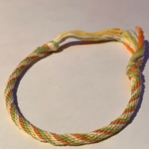 Woven bracelet, friendship bracelet, string